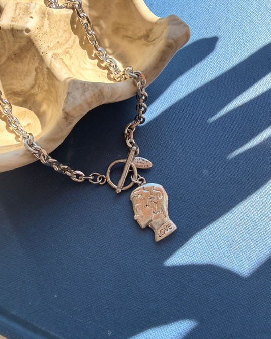 Authentic Dior Head Love - Reworked Necklace