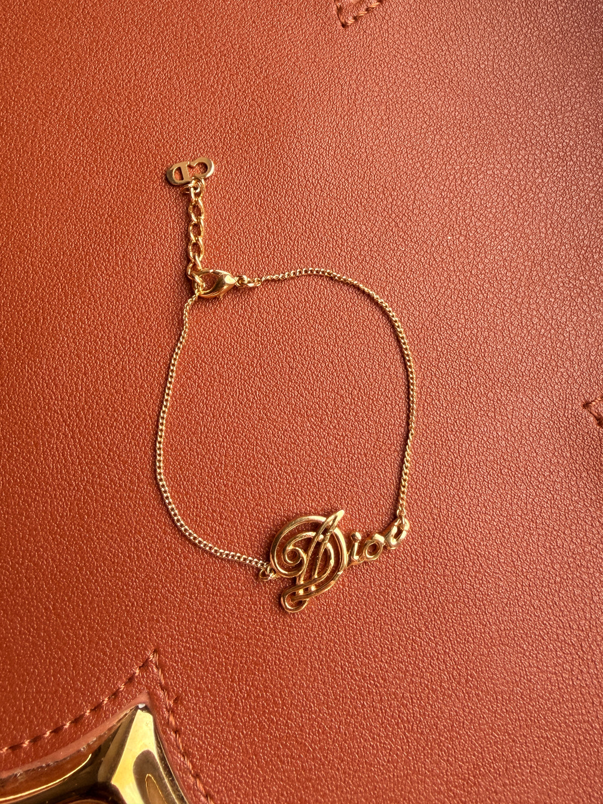 Authentic Vintage Dior Logo- Reworked Necklace