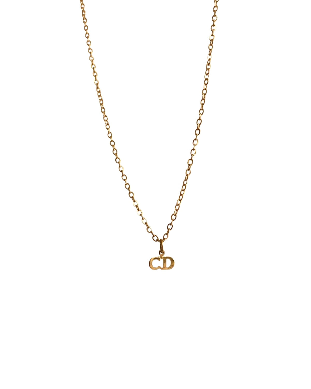 Authentic Mini Dior Vintage Pendant - Reworked Necklace