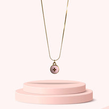 Load image into Gallery viewer, Authentic Louis Vuitton Mini Blush Pendant- Upcycled Necklace