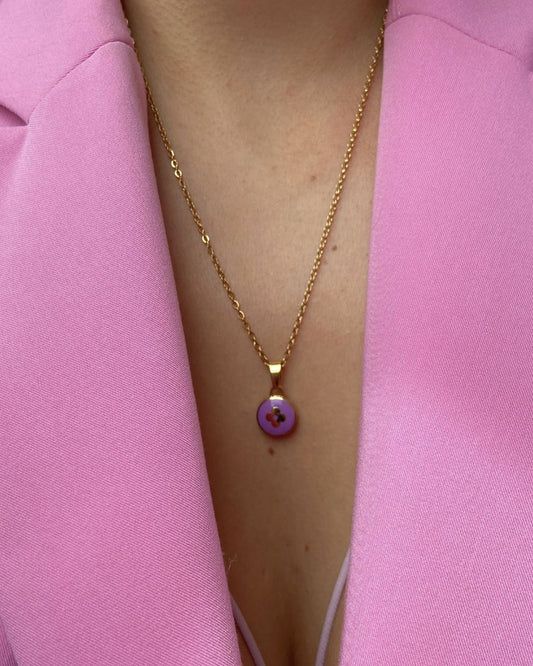 Authentic Louis Vuitton Rosewood Pendant- Reworked Necklace