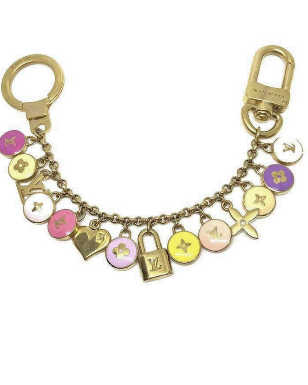 Authentic Louis Vuitton Padlock and Key - Reworked Necklaces