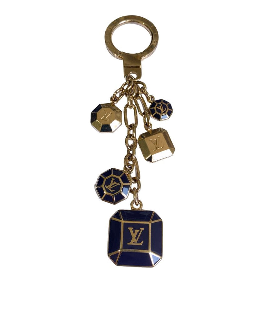 Authentic Louis Vuitton Square Logo Pendant-Repurposed Necklace