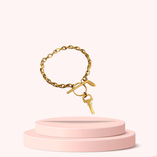 Authentic Louis Vuitton Pastilles Key Pendant- Bracelet