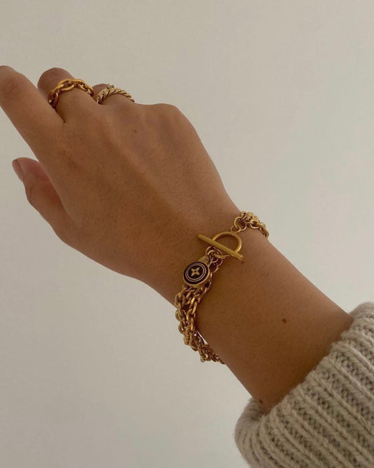 Authentic Louis Vuitton Pendant - Repurposed Bracelet