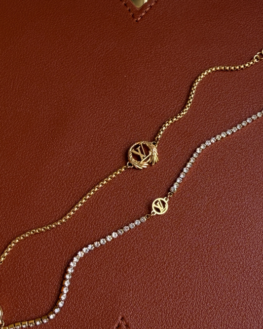 Authentic Louis Vuitton Logo Blooming - Reworked Bracelet