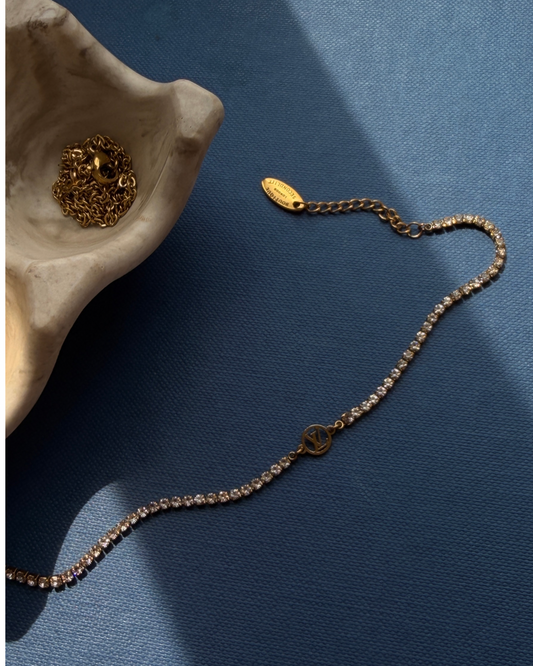 Authentic Louis Vuitton Blooming - Reworked Tennis Bracelet