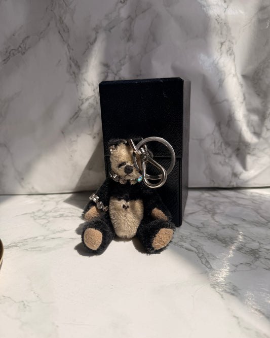 Authentic Prada Panda Bear Keychain with Box
