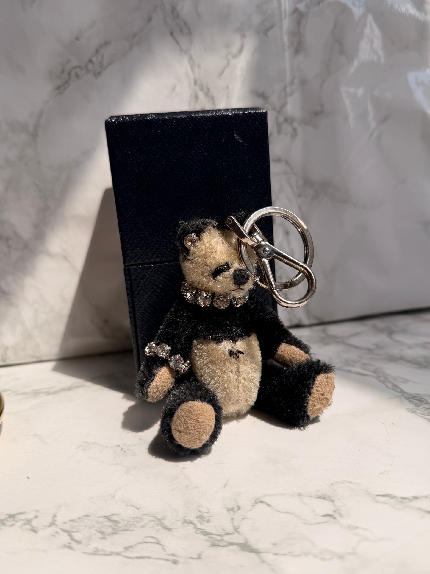 Authentic Prada Panda Bear Keychain with Box