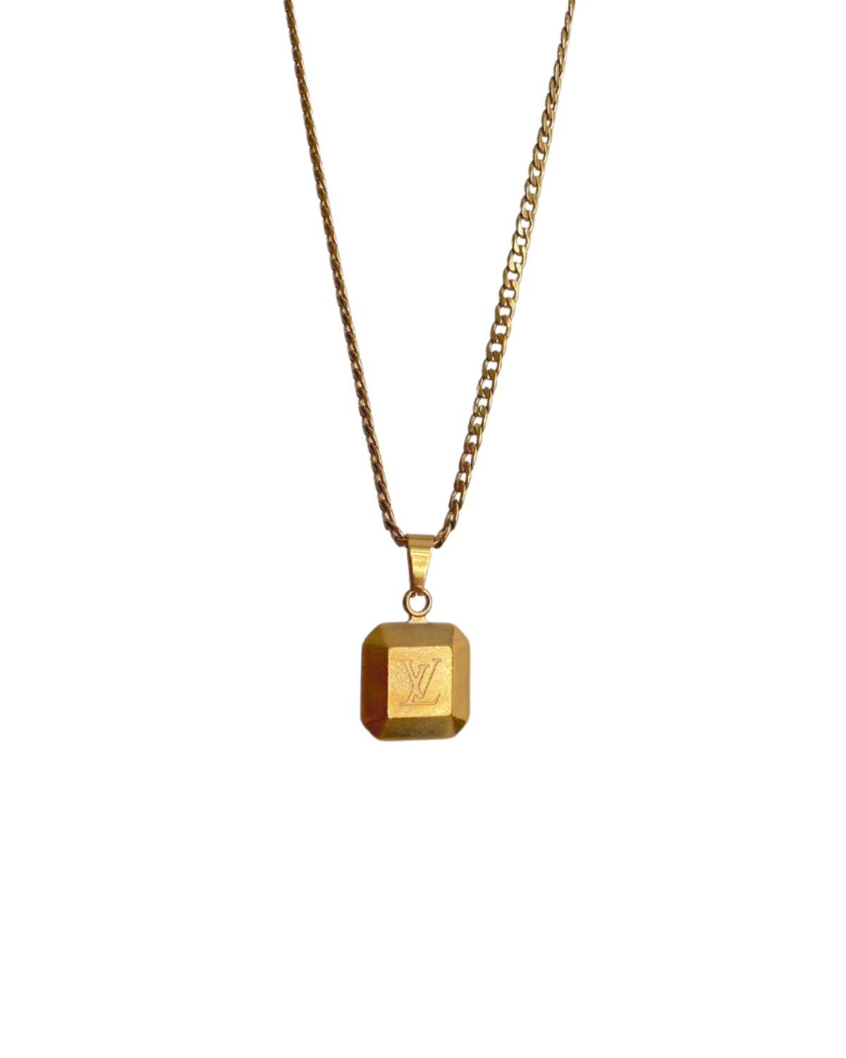 Authentic Louis Vuitton Pendant -Repurposed Necklace