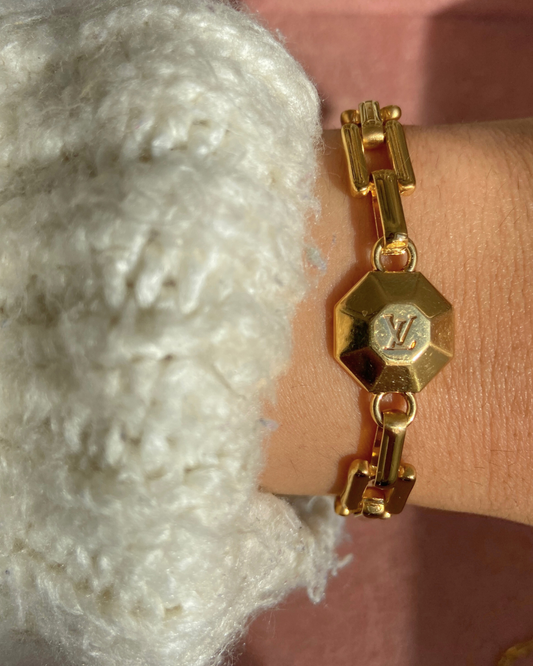 Authentic Louis Vuitton Logo - Reworked Bracelet