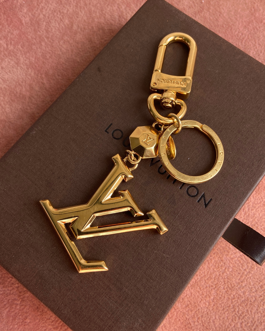 Authentic Louis Vuitton Rounded Logo Clasp- Reworked Necklace
