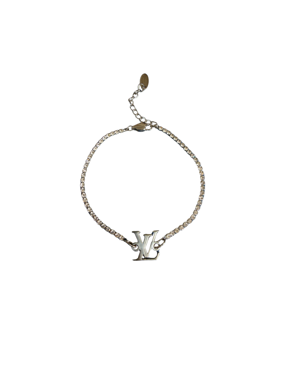 Authentic Louis Vuitton Logo - Reworked Tennis Bracelet