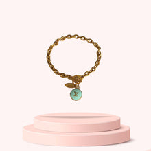 Load image into Gallery viewer, Authentic Louis Vuitton Logo Mint Pendant- Bracelet Pastilles Pendant