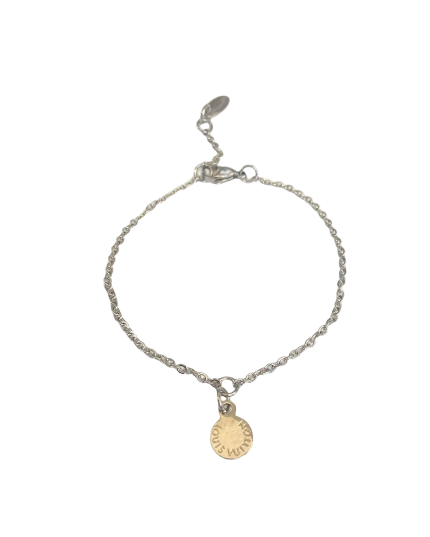 Authentic Louis Vuitton Mini Pendant- Repurposed Bracelet