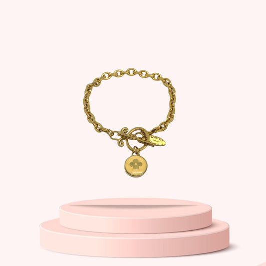 Authentic Louis Vuitton Pendant- Reworked Bracelet