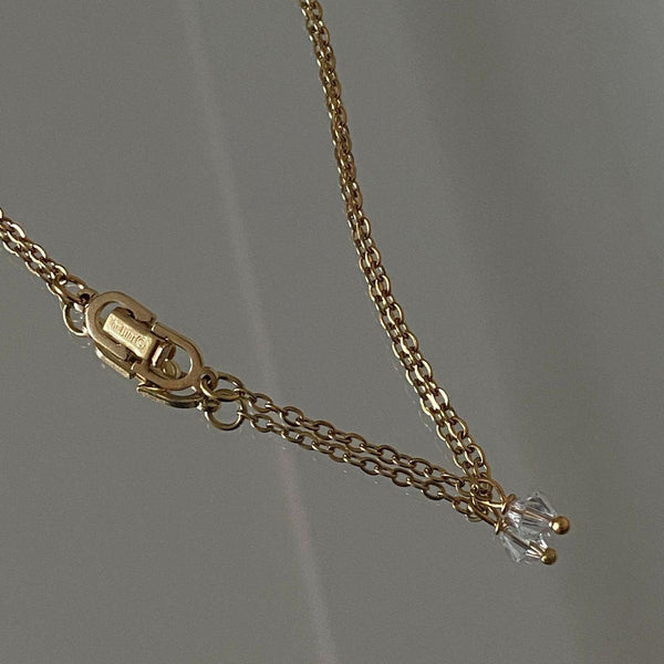 Authentic Dior clasp Pendant- on Chain - Boutique SecondLife