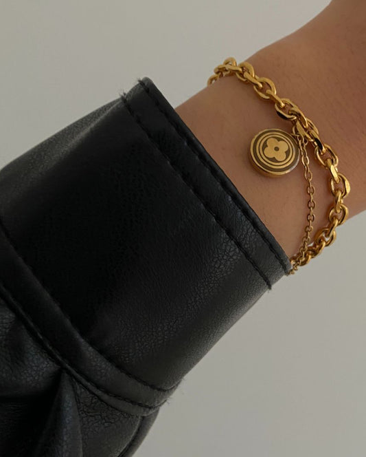 Authentic Louis Vuitton Pendant - Repurposed Bracelet