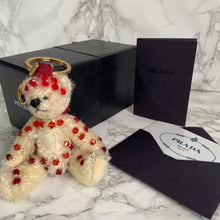 Load image into Gallery viewer, Authentic Prada Cupid Bianco Bear Keychain with Box