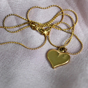 Authentic Louis Vuitton Heart Pendant- Necklace - Boutique SecondLife