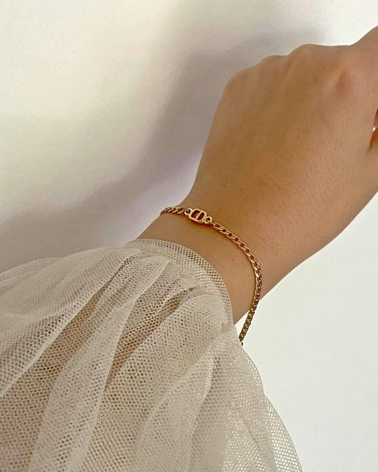 Bracelet Reworked Mini Dior pendant - Boutique SecondLife