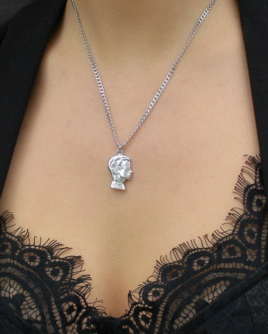 Love Head Pendant from Authentic Dior Necklace - Boutique SecondLife