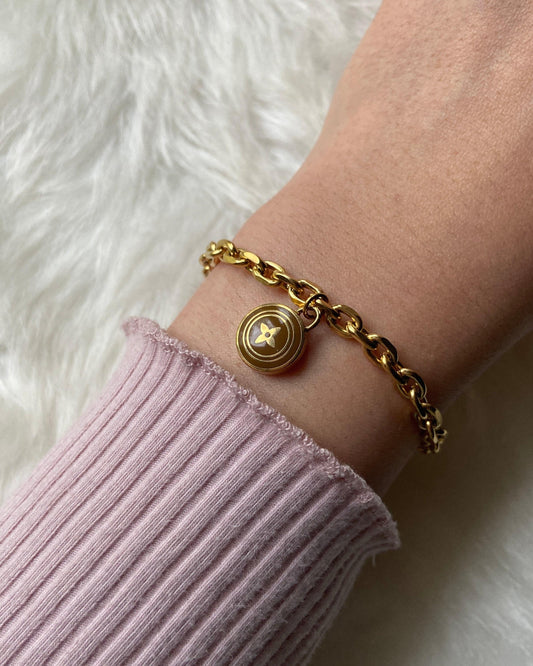 Authentic Louis Vuitton Pendant Pastilles - Repurposed Bracelet - Boutique SecondLife