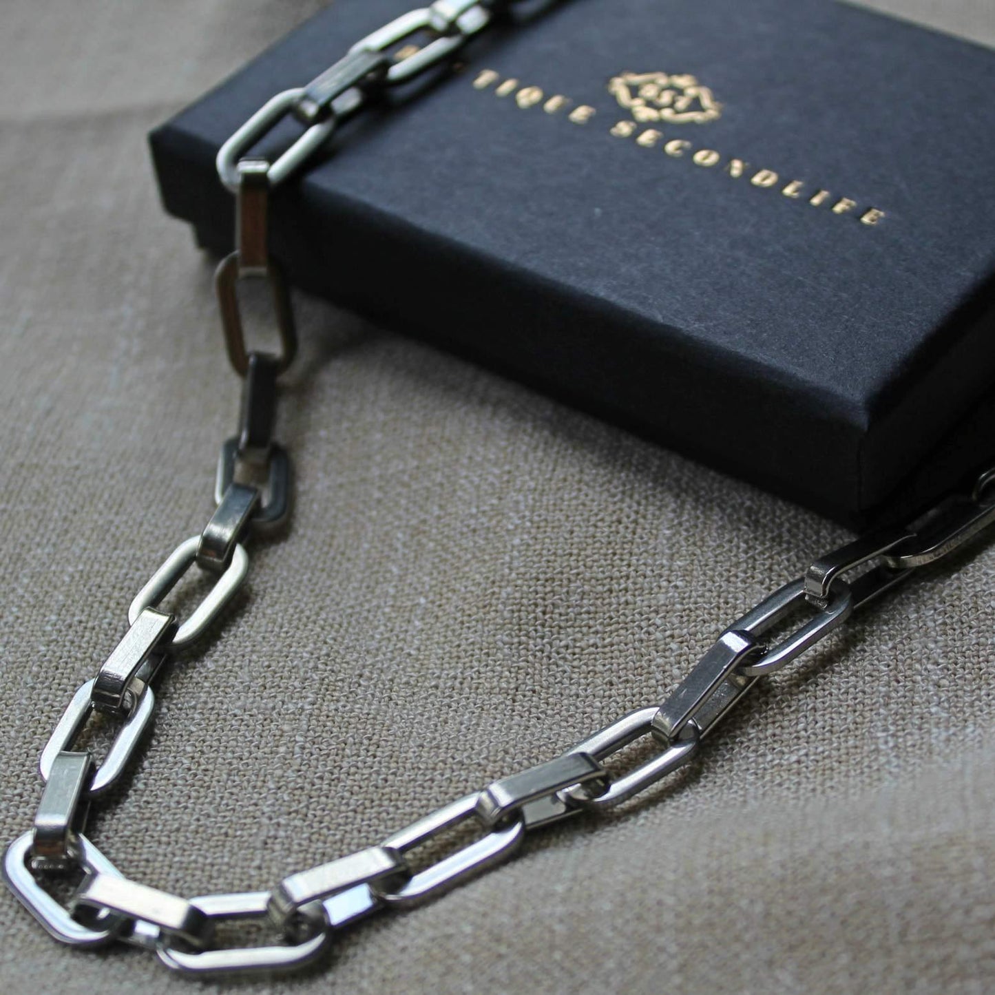 BSL - Shoreditch Geometric Chain Necklace - Boutique SecondLife