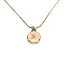 Load image into Gallery viewer, Authentic Louis Vuitton Logo Peach Pendant- Necklace - Boutique SecondLife