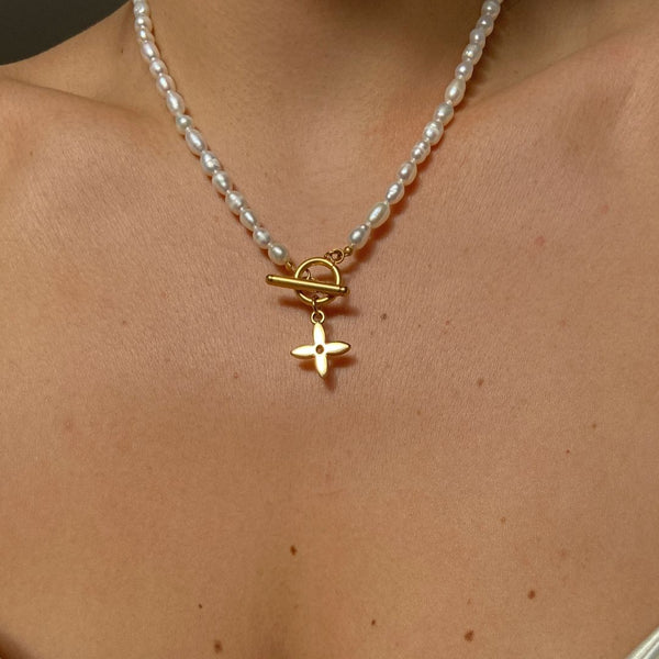 Authentic Louis Vuitton Pendant Pastilles- Pearls Necklace