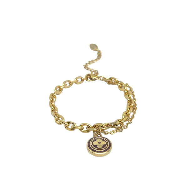 Authentic Louis Vuitton Pastilles Pendant - Repurposed Bracelet - Boutique SecondLife