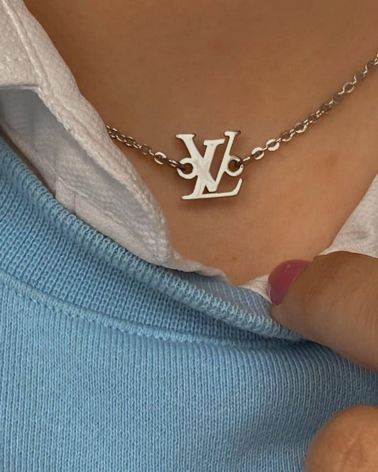 Reworked Choker- Authentic Louis Vuitton Pendant - Boutique SecondLife