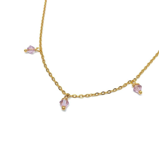 BSL - Aria Pastel Pink Beaded Fine Choker - Boutique SecondLife
