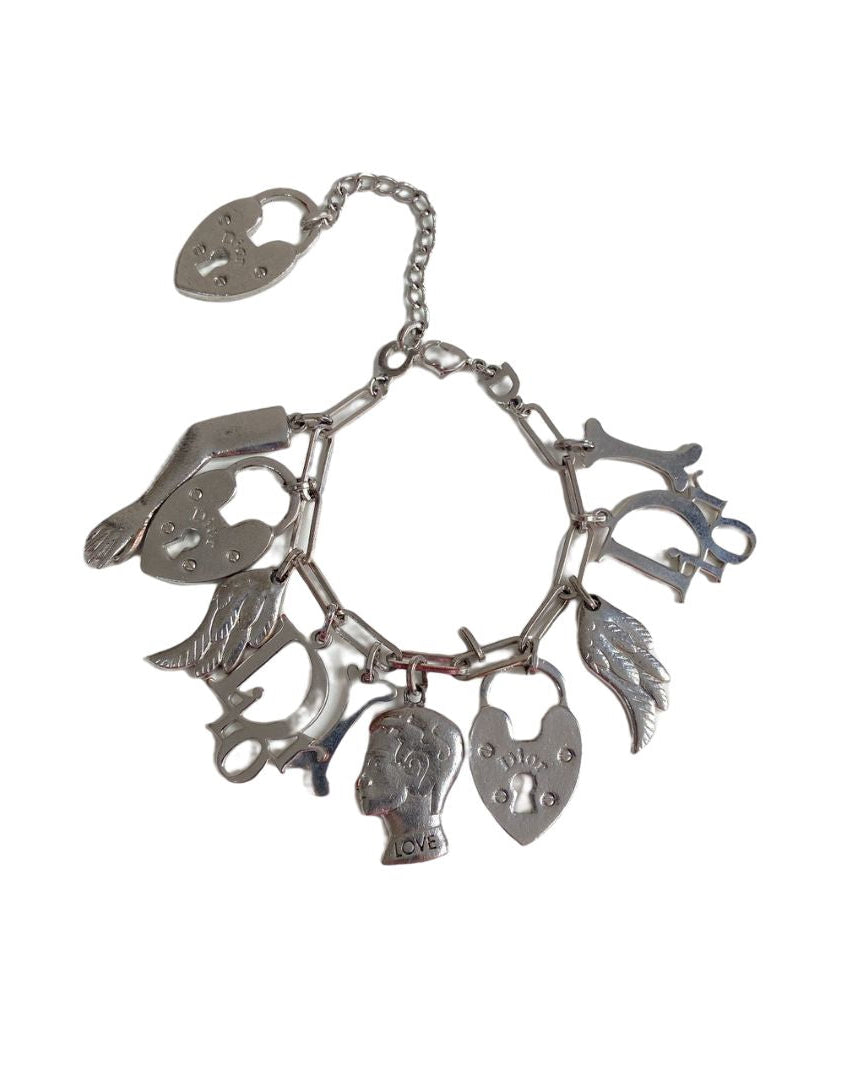 Authentic Dior Bone Pendant- Reworked Necklace