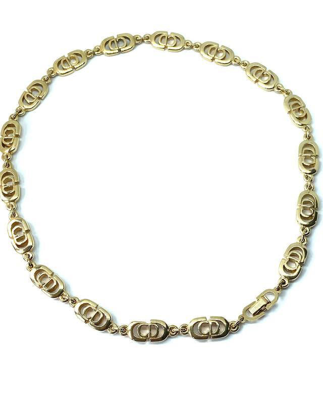 Authentic Dior CD Pendant- Reworked Diamante Choker