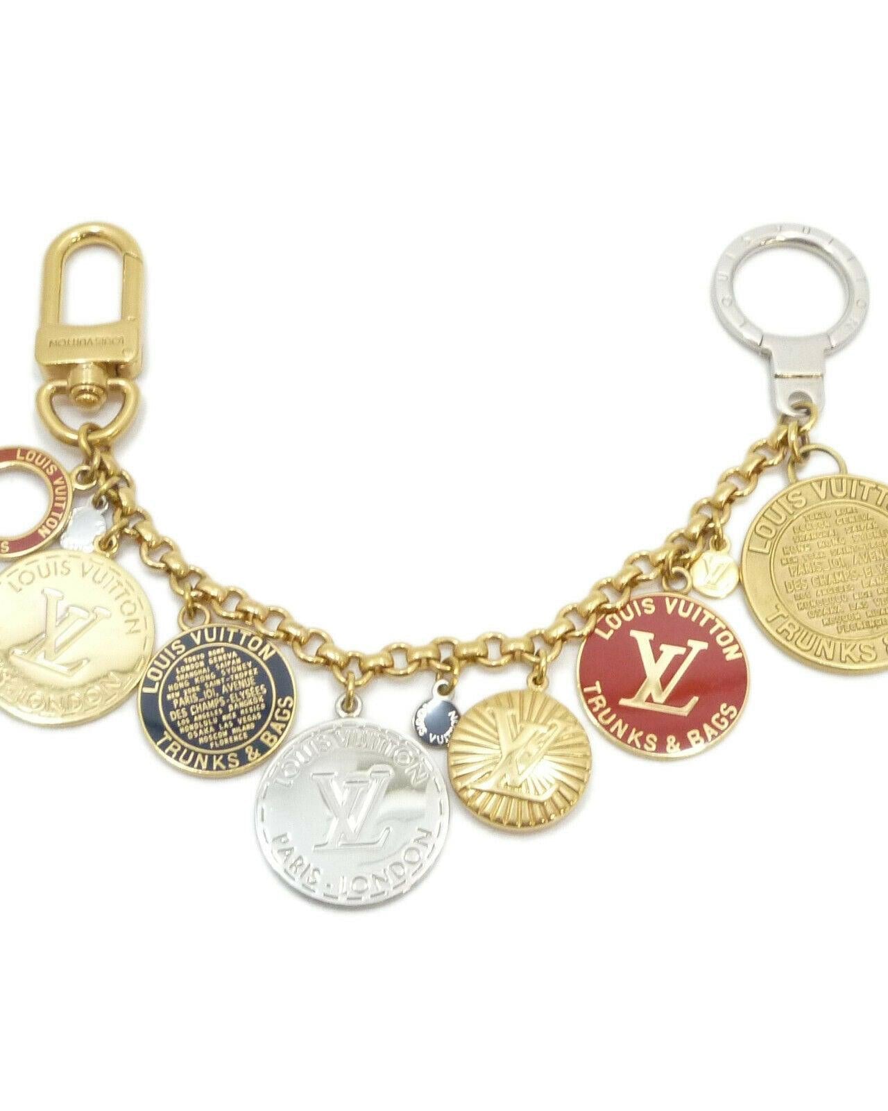 Authentic Louis Vuitton Red Round Pendant- Reworked Necklace - Boutique SecondLife