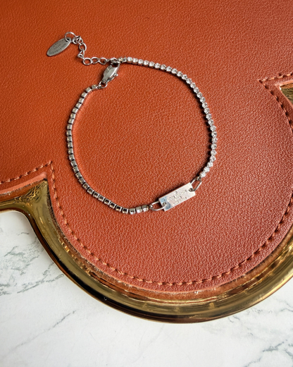 Authentic Louis Vuitton Tag Pendant- Reworked Bracelet