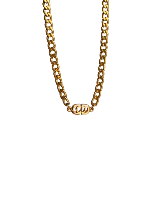Authentic Dior Pendant- Reworked Choker