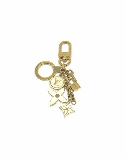 Authentic Louis Vuitton Key Pendant- Pearls Reworked Necklace