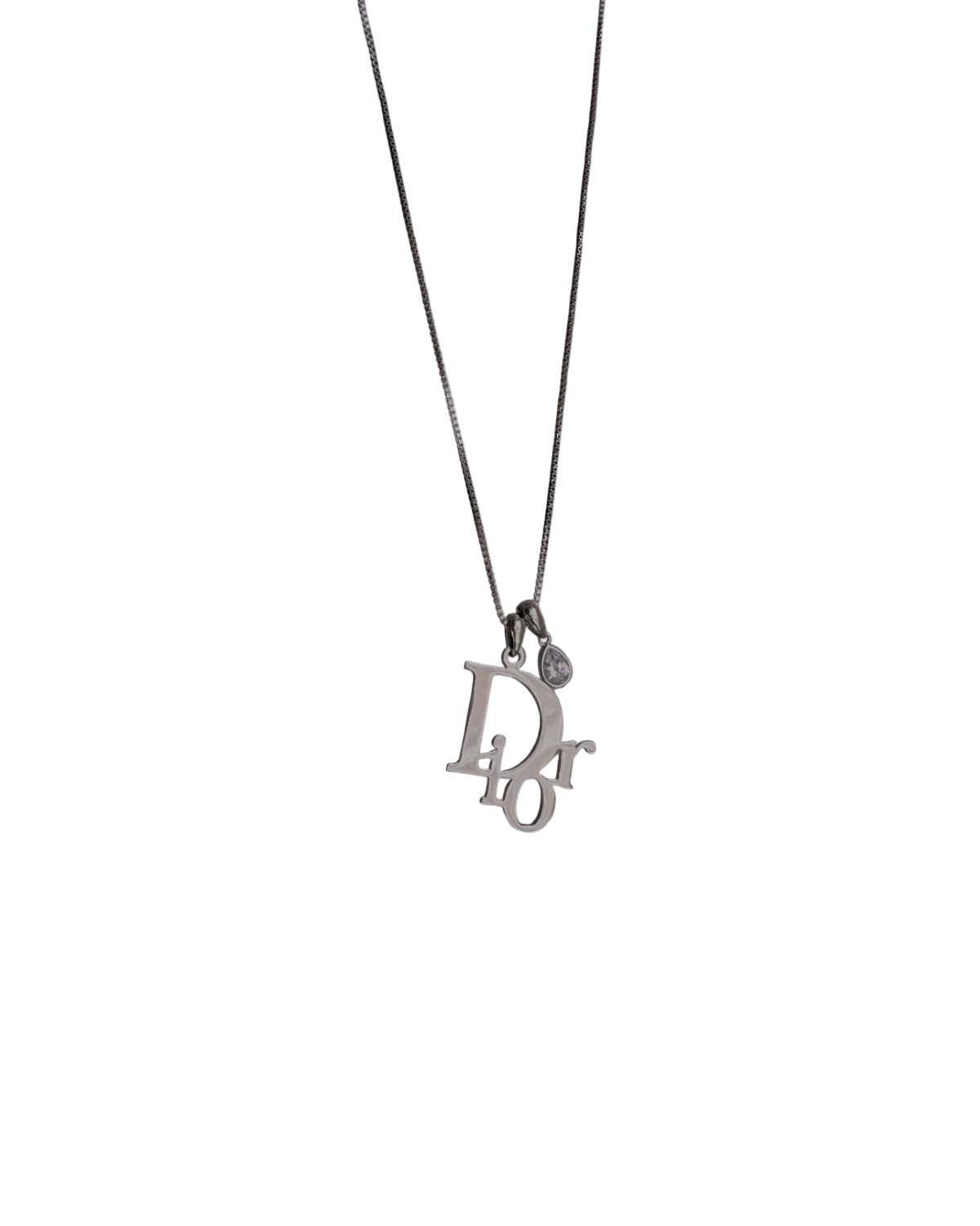 Authentic Dior Pendant- Reworked Necklace