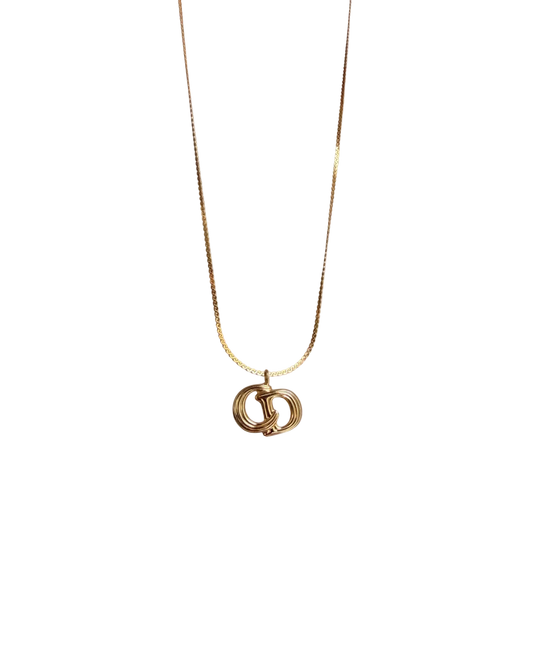 Authentic Christian Dior Vintage Pendant- Necklace