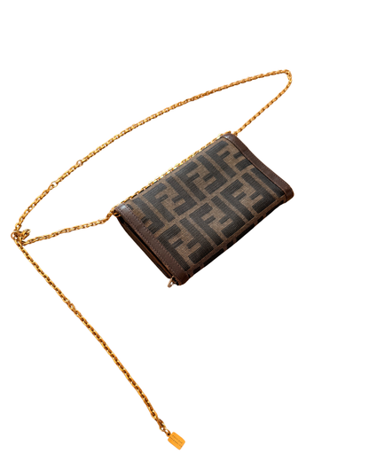 Authentic Fendi Pre-Owned Zucca Wallet on Chain