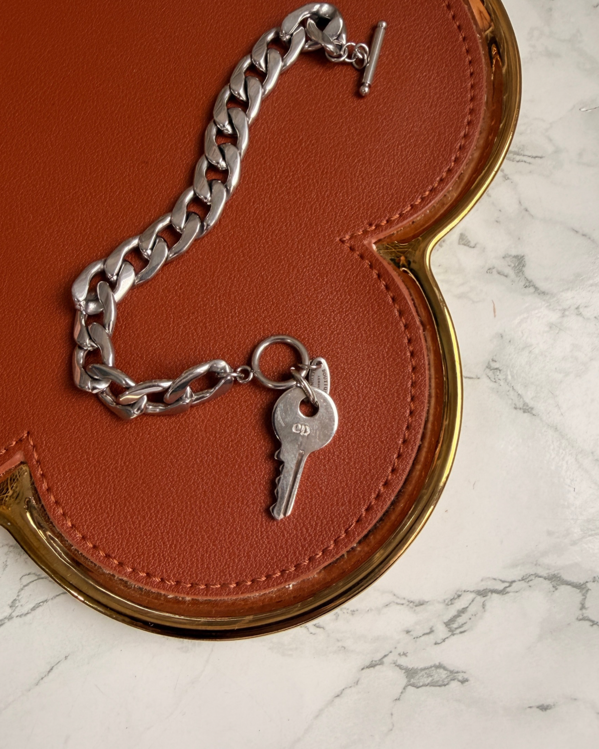 Authentic Christian Dior Key - Reworked Necklace Bracelet