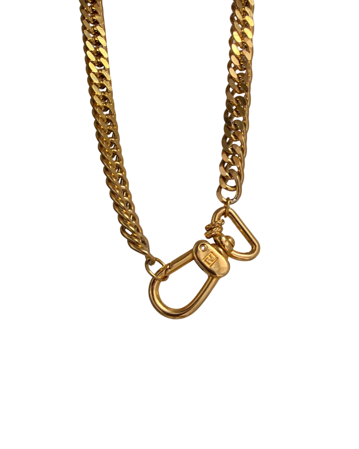 Authentic Fendi Clasp - Repurposed Necklace
