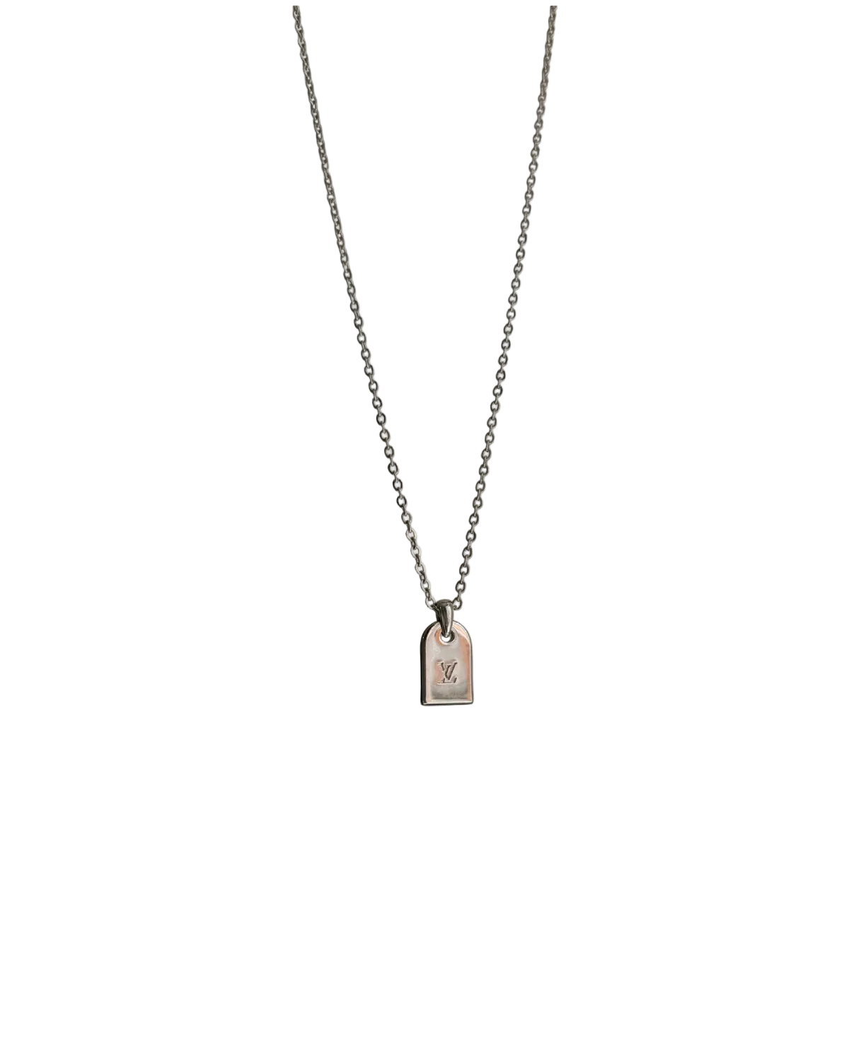 Authentic Louis Vuitton Nanogram luggage tag Pendant - Reworked Rose Gold
