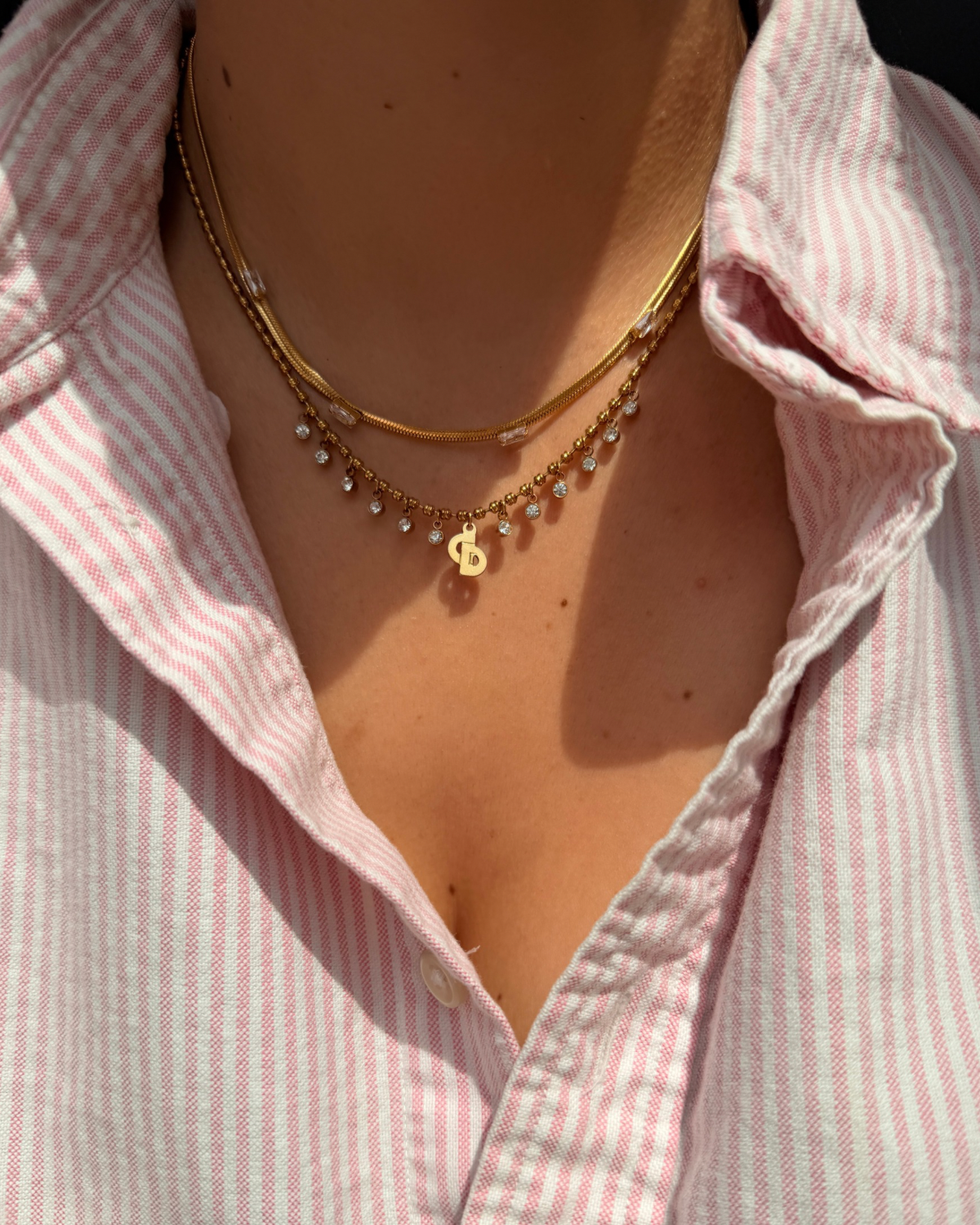 Authentic Dior Mini Pendant- Reworked Necklace