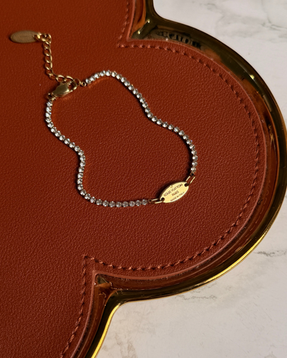 Authentic Louis Vuitton Tag - Reworked Tennis Bracelet