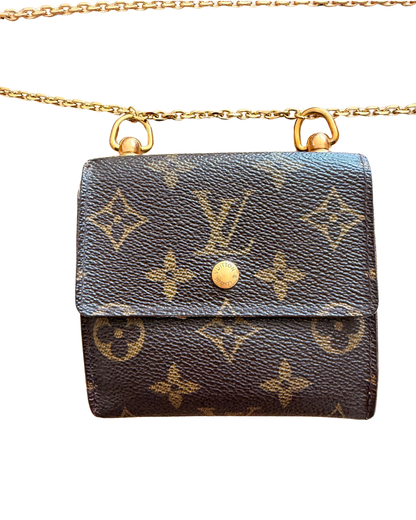 Authentic Preowned Louis Vuitton Wallet Repurposed Mini Belt