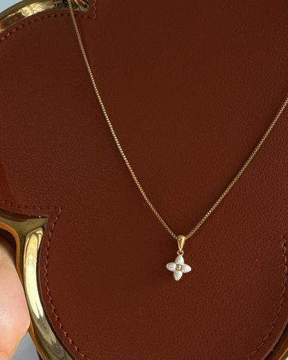 Authentic Louis Vuitton Floragram Pendant- Reworked Necklace