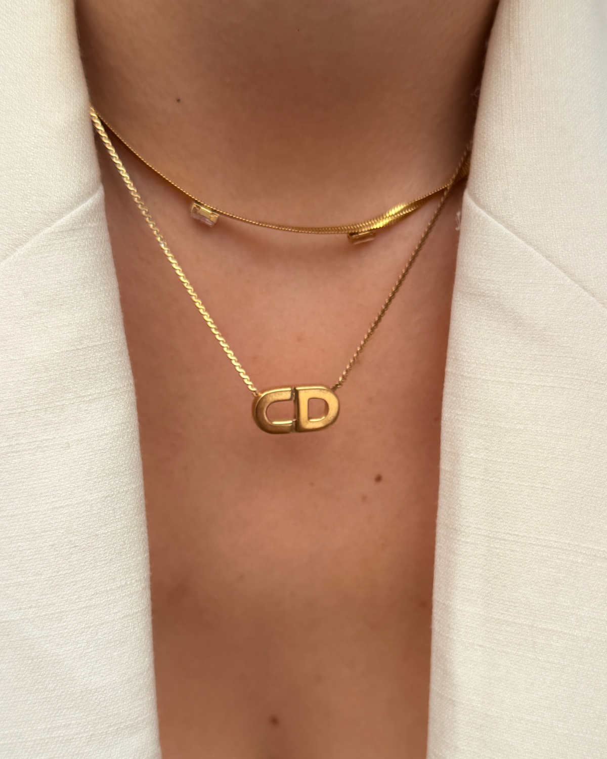 Authentic Dior Necklace  -Repurposed Necklace